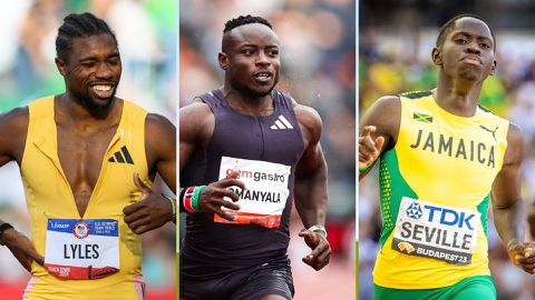 Will the top 5 fastest times in the men's 100m change after Paris 2024 Olympics?
