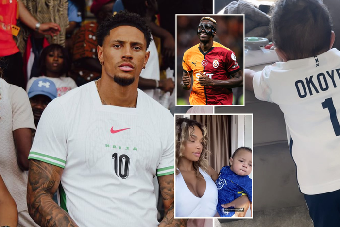 “Project Osimhen” — Super Eagles ‘most handsome’ Maduka Okoye hints at football future for his namesake son after reuniting for the first time in months