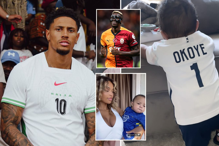 “Project Osimhen” — Super Eagles ‘most handsome’ Maduka Okoye hints at football future for his namesake son after reuniting for the first time in months