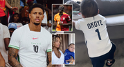 “Project Osimhen” — Super Eagles ‘most handsome’ Maduka Okoye hints at football future for his namesake son after reuniting for the first time in months