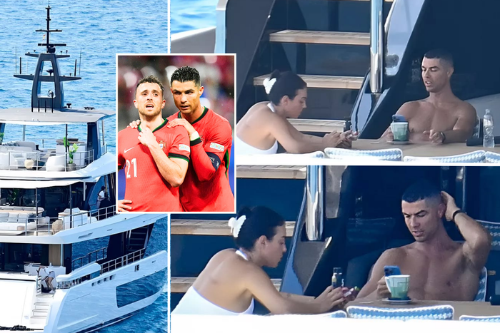 PHOTOS: Cristiano Ronaldo spotted with girlfriend Georgina Rodriguez on $7.4MILLION luxury yacht in Mallorca after missing Diogo Jota’s funeral