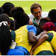 Nigeria and Super Falcons coach Randy Waldrum with his team.