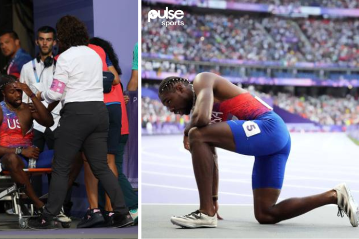 Paris 2024: Noah Lyles leaves Olympics track in wheelchair as reason for 200m letdown is unveiled