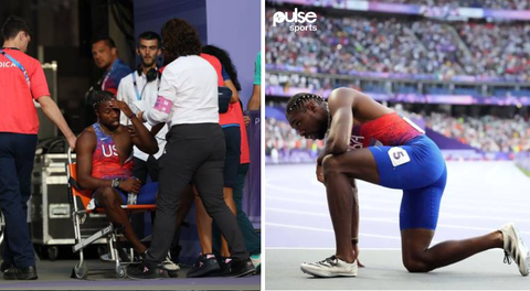 Paris 2024: Noah Lyles leaves Olympics track in wheelchair as reason for 200m letdown is unveiled