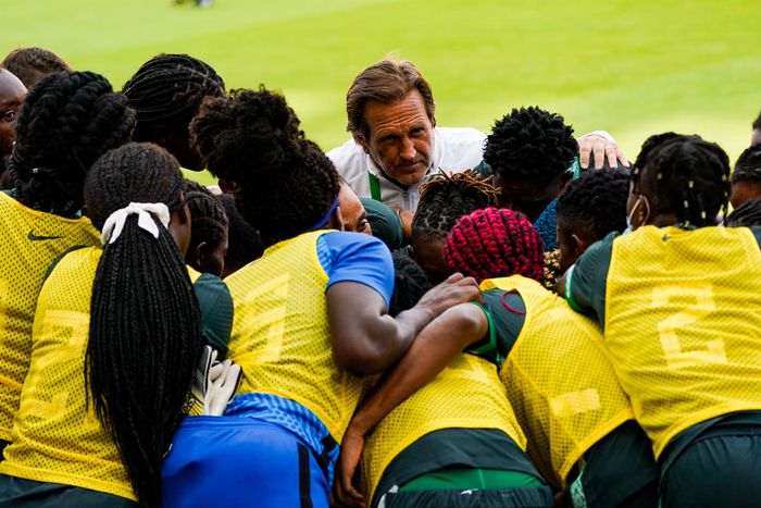 Randy Waldrum recently declared his love for the Super Falcons and can take them to the next level. (Photo Credit: Waldrum/X)