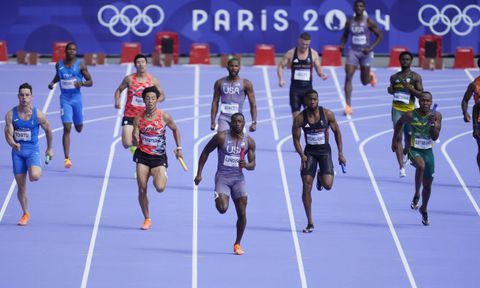 Paris 2024 Olympics: USA & South Africa headline exciting men's 4x100m final as Kishane Thompson's Jamaica are bundled out