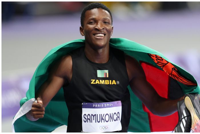 Muzala Samukonga has become a national hero in Zambia after his blistering display in Paris 2024.