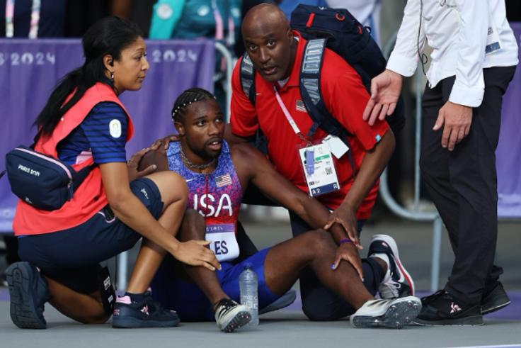 'World champion of what?' - Fans brutally troll Noah Lyles after he misses out on Olympic 200m title to Letsile Tebogo