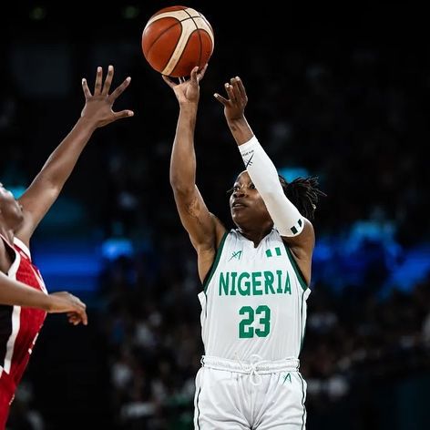 D'Tigress superstar Ezinne Kalu targets Los Angeles 2028 Olympics after Nigeria's loss to USA at Paris 2024.