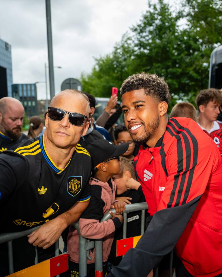 Man United vs PSG: Santos has already impressed the fans since he arrived.