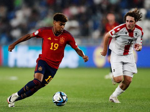 Lamine Yamal on his debut for Spain against Georgia | X/@SEfutbol