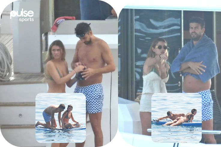 Gerard Pique spends a romantic outing with Clara, his new girlfriend