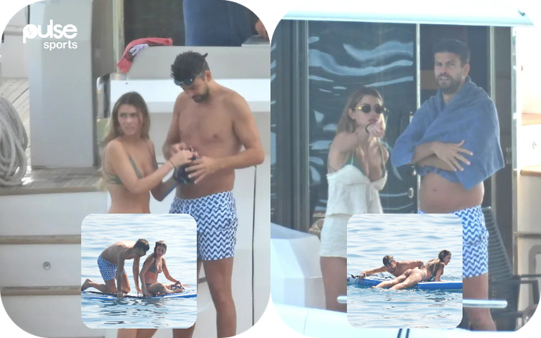 Gerard Pique enjoys romantic outing with new girlfriend Clara Chia in  luxury yacht