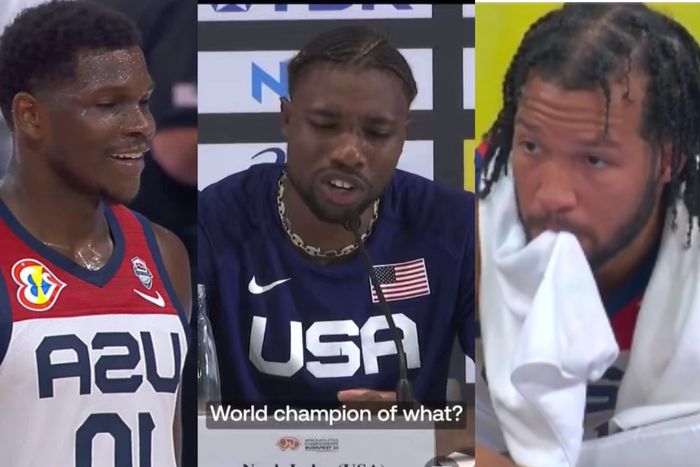 Lyles received massive criticism from NBA stars such as Kevin Durant, Devin Booker, and even Canadian Rapper Drake but after Germany eliminated USA he was vindicated - Image Credit World Athletics/FIBA