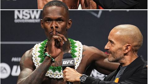 Israel Adesanya: Nigerian UFC star rocks Green and White necklace ahead of fight against Sean Strickland