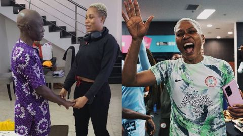 Onome Ebi: Super Falcons star honours her 'father' in emotional video
