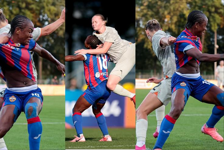Super Falcons of Nigeria star Francisca Ordega laments physicality playing for CSKA Moscow in Russia.