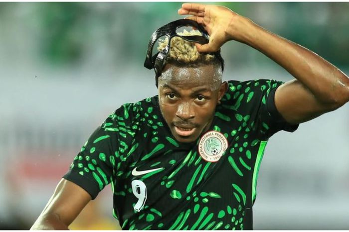 Victor Osimhen started the game against Benin on the Super Eagles bench. (Photo Credit: Osimhen/IG)