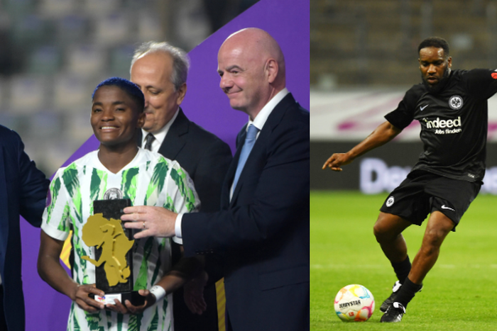 Super Falcons star has chosen the No. 10 Jersey at PSG, just like Okocha. || Imago [Image Credit]