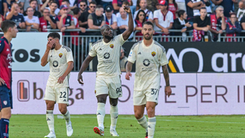 Cagliari vs Roma: Lukaku hot on Osimhen's trail in Golden boot race as Mourinho's men score 4 again