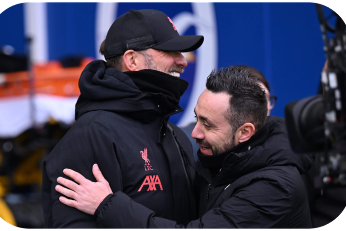 De Zerbi backs Jurgen Klopp