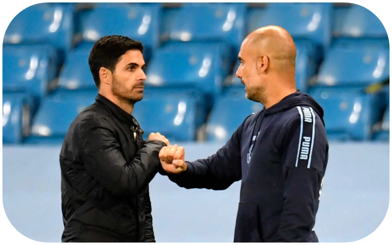 Pep Guardiola Opens Up On Mikel Arteta Being His Biggest Rival For The ...