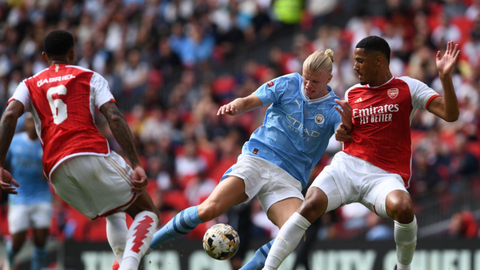 Saliba happened to him: Fans mock Haaland's performance against Arsenal