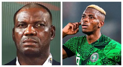 'He is with us spiritually' — Super Eagles boss Eguavoen opens up on Osimhen absence against Libya