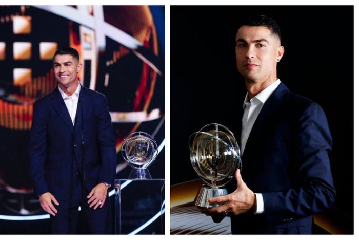 Cristiano Ronaldo uses AI to prepare for award speech