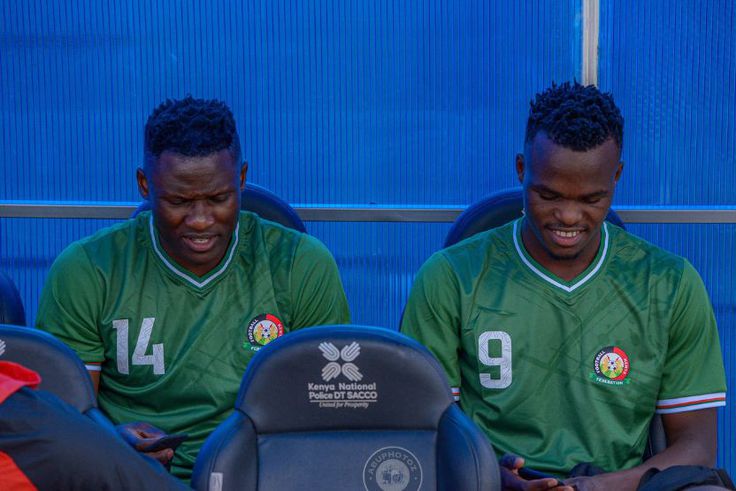 Michael Olunga and Lawrence Okoth