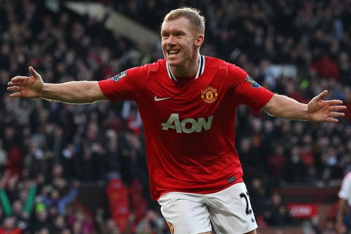 Paul Scholes scored 155 goals for Manchester United. (Photo Credit: TalkSport/X)