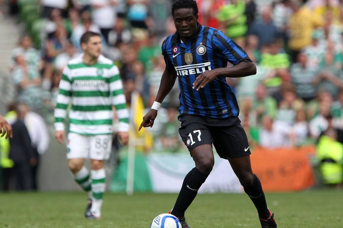 McDonald Mariga during a match with Inter Milan.