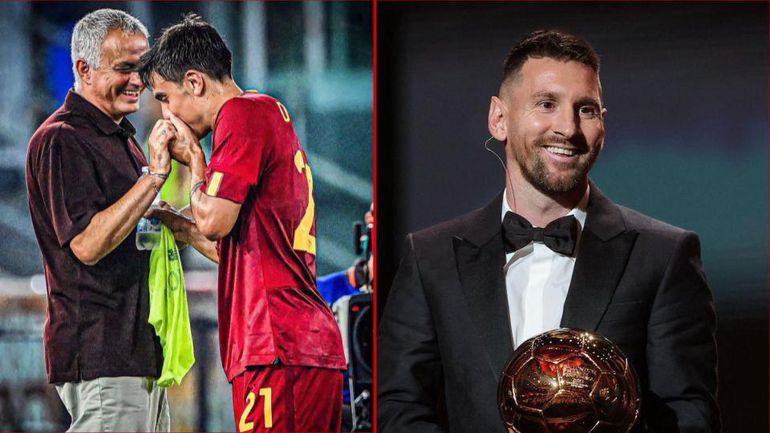 AS Roma boss Jose Mourinho and Paulo Dybala || Image Getty/Pulse Sports collage