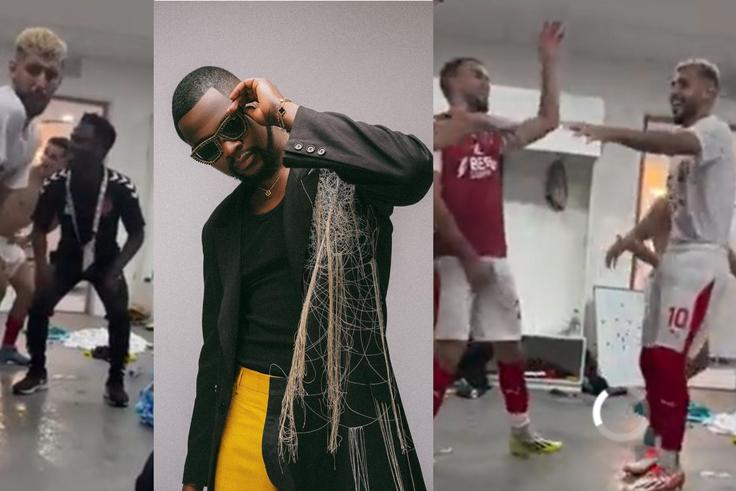 Players from Fleetwood United along with a Nigerian coach were seen showcasing their dance moves as they grooved to the song "Cough (Odo)" by Nigerian Afrobeats artist Kizz Daniel.