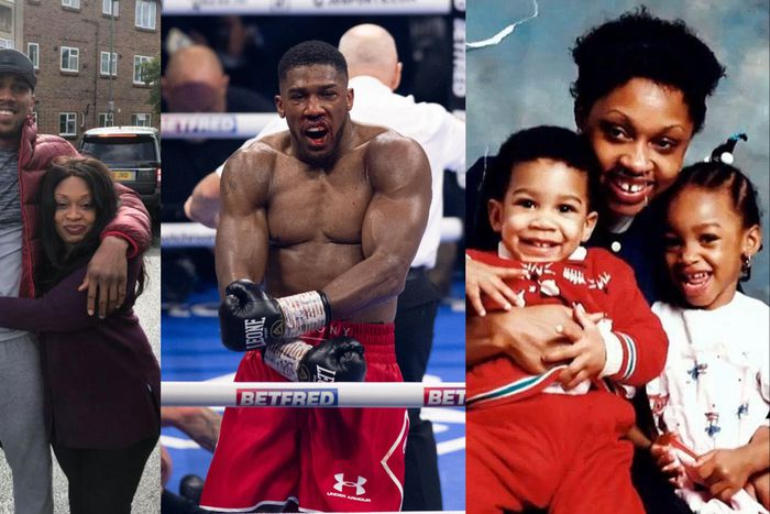 The British boxer Anthony Joshua still lives with his mother Yeta Odusanya and warned prospective suitors they would have to compete with his mother. Instagram/Anthony Joshua