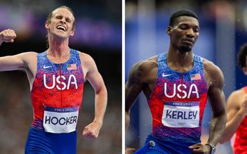 Fred Kerley laughs off Cole Hocker's claims of beating him in a 600m race