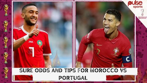 Qatar 2022: Bet9ja sure odds and tips for Morocco vs Portugal