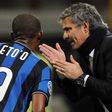 Jose Mourinho and Samuel Eto'o in 2010