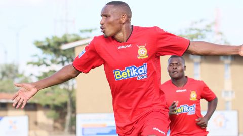 Kenya Police striker Clinton Kinanga gains confidence with extended run of game time upfront