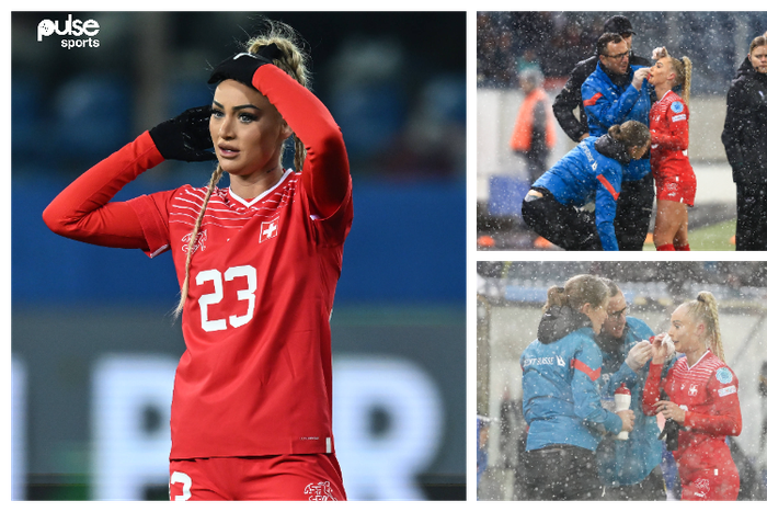 Alisha Lehmann hailed after suffering a broken nose