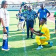 Romance on the pitch: Plateau United’s Uche Onwuasonya proposes to lover
