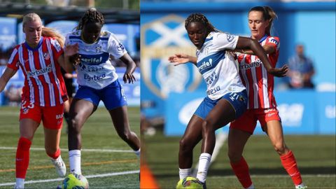 Watch Rinsola Babajide score for Costa Adeje Tenerife in 2-2 draw with Atletico Madrid