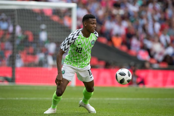 Shehu Abdullahi of Nigeria during the International Friendly Länderspiel match between England and Nigeria at Wembley Stadium