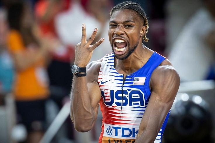 Noah Lyles commits to break one of Usain Bolt's records in 2024