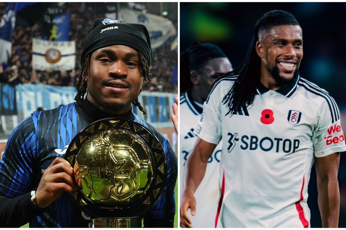 Nigerian duo Ademola Lookman (left) and Alex Iwobi.