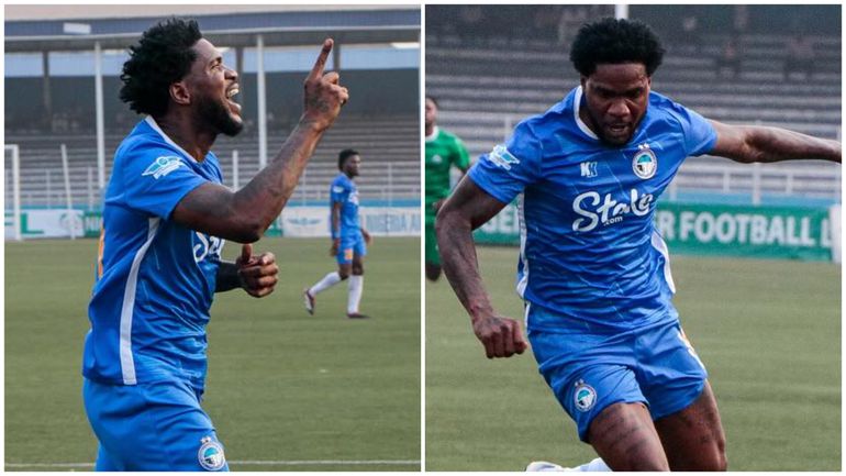 Former Super Eagles striker Brown Ideye has proved to be a solid signing for Enyimba.