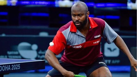 Aruna Quadri: Nigerian legend zooms to Round 3 of WTT Star Contender Doha