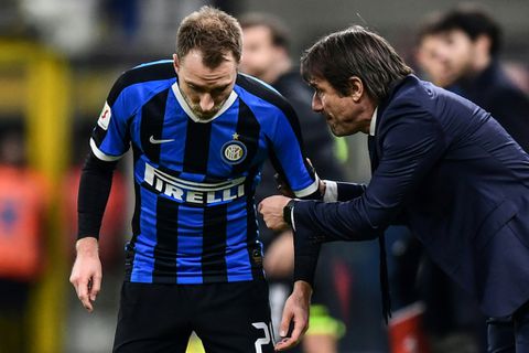 Conte open to reuniting with Eriksen at Tottenham