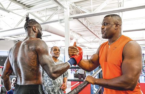 Francis Ngannou confirms Deontay Wilder fight