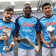 Khvicha Kvaratskhelia, Victor Osimhen and Kim Min-Jae were key to Napoli's title success in 2023 | Imago